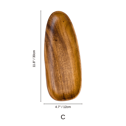 Acacia Wood Serving Plates